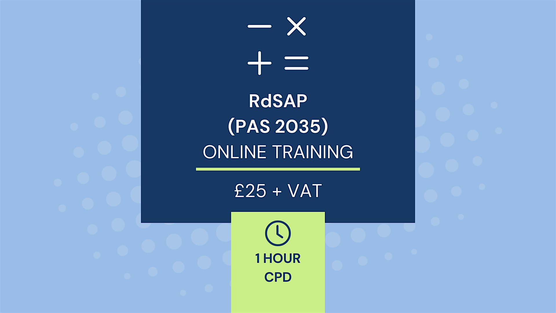 CPD – 1 Hour – PAS RdSAP – PAS2035