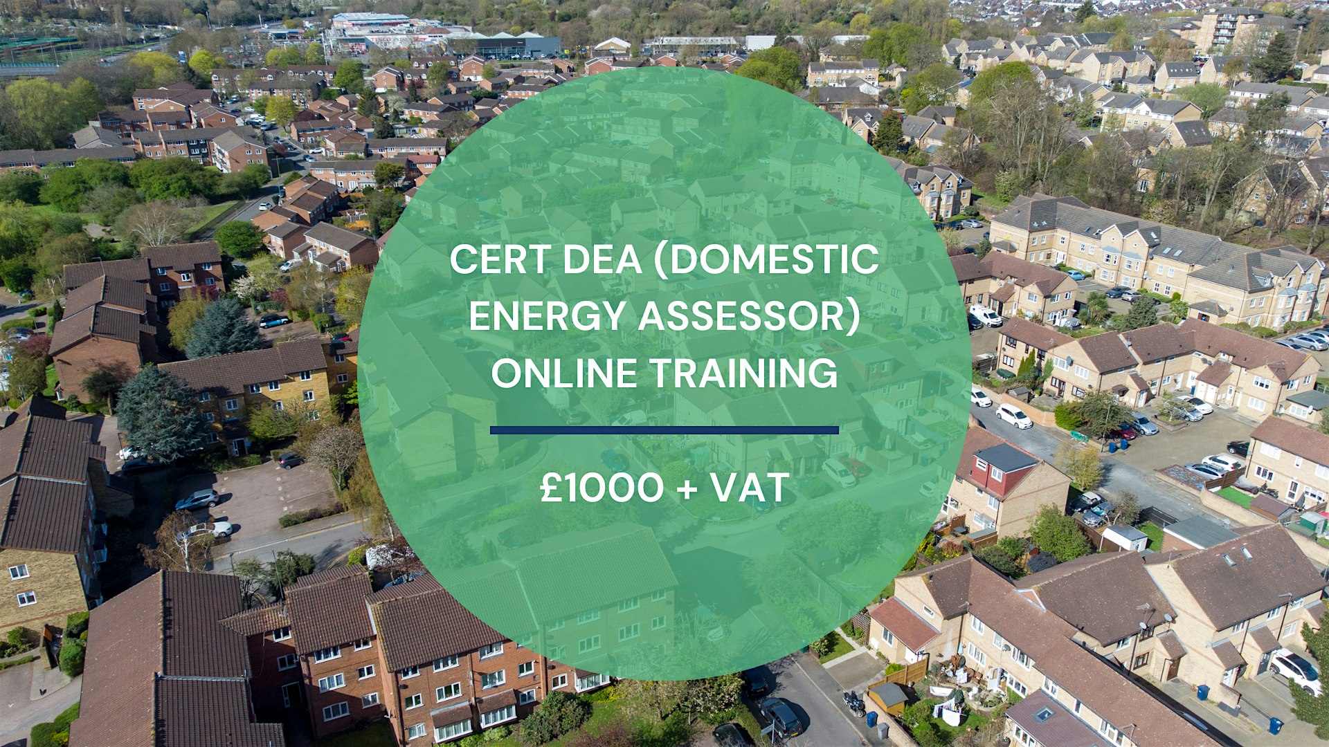 (CANCELLED)   ONLINE Cert Domestic Energy Assessor (DEA) Course (5 days)